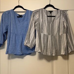2 Banana Republic Peasant Tops